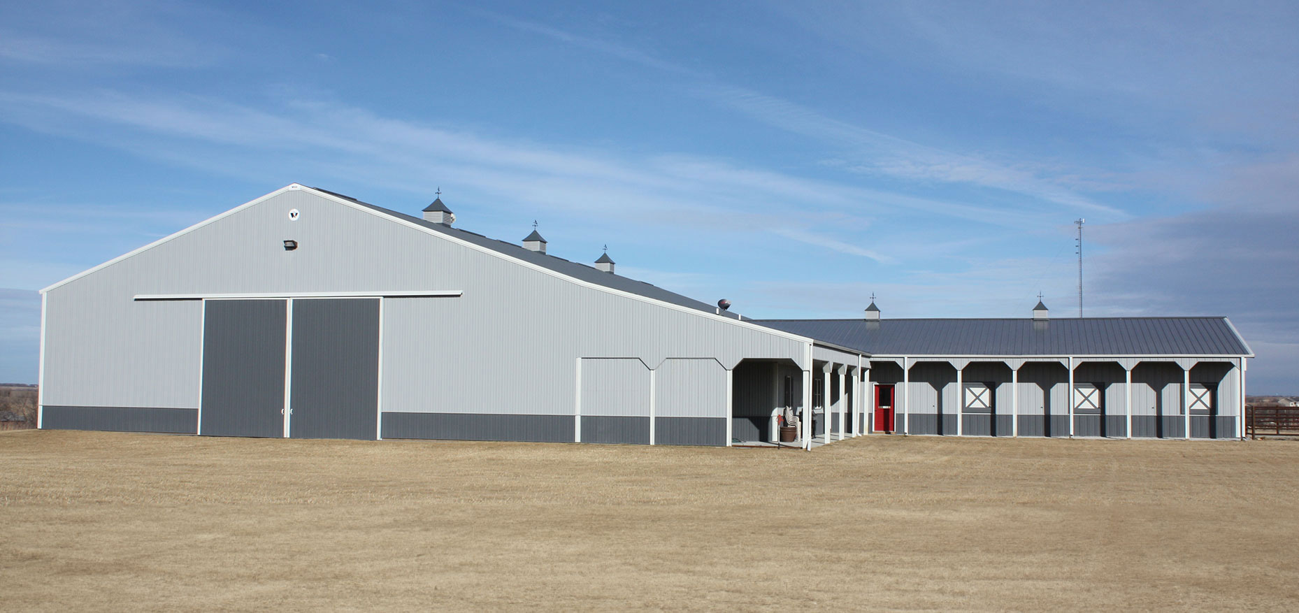 Equestrian Buildings, Horse Barns, Riding Arenas and Stables